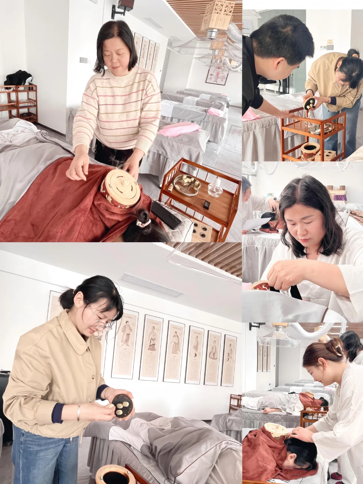 艾灸培训实操课堂