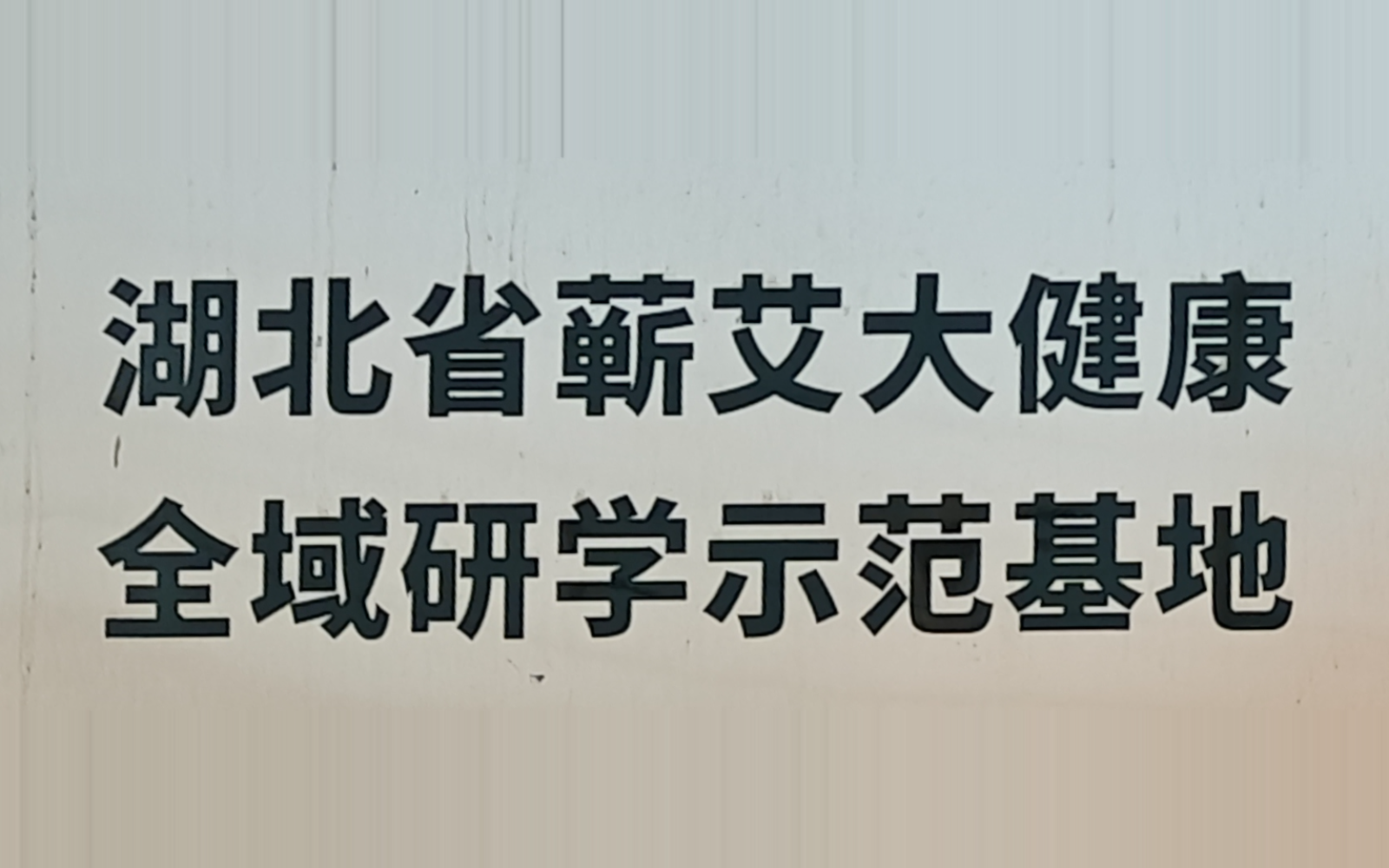 湖北省蕲艾大健康全域研学示范基地,由基地现场实拍透视校正并裁出核心内容