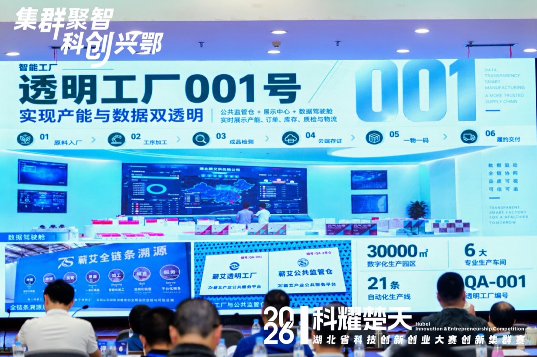 湖北蕲艾供应链有限公司参赛项目展区透明工厂001号