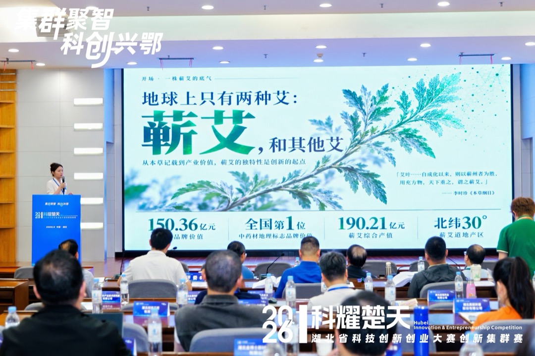 决赛现场参赛项目进行路演展示